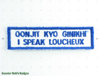 I Speak Loucheux